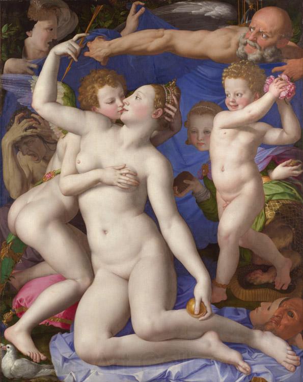Agnolo Bronzino An Allegory (mk08) Germany oil painting art